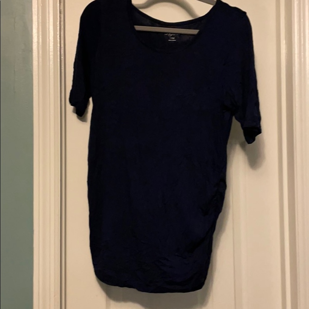 Rayon/spandex maternity top